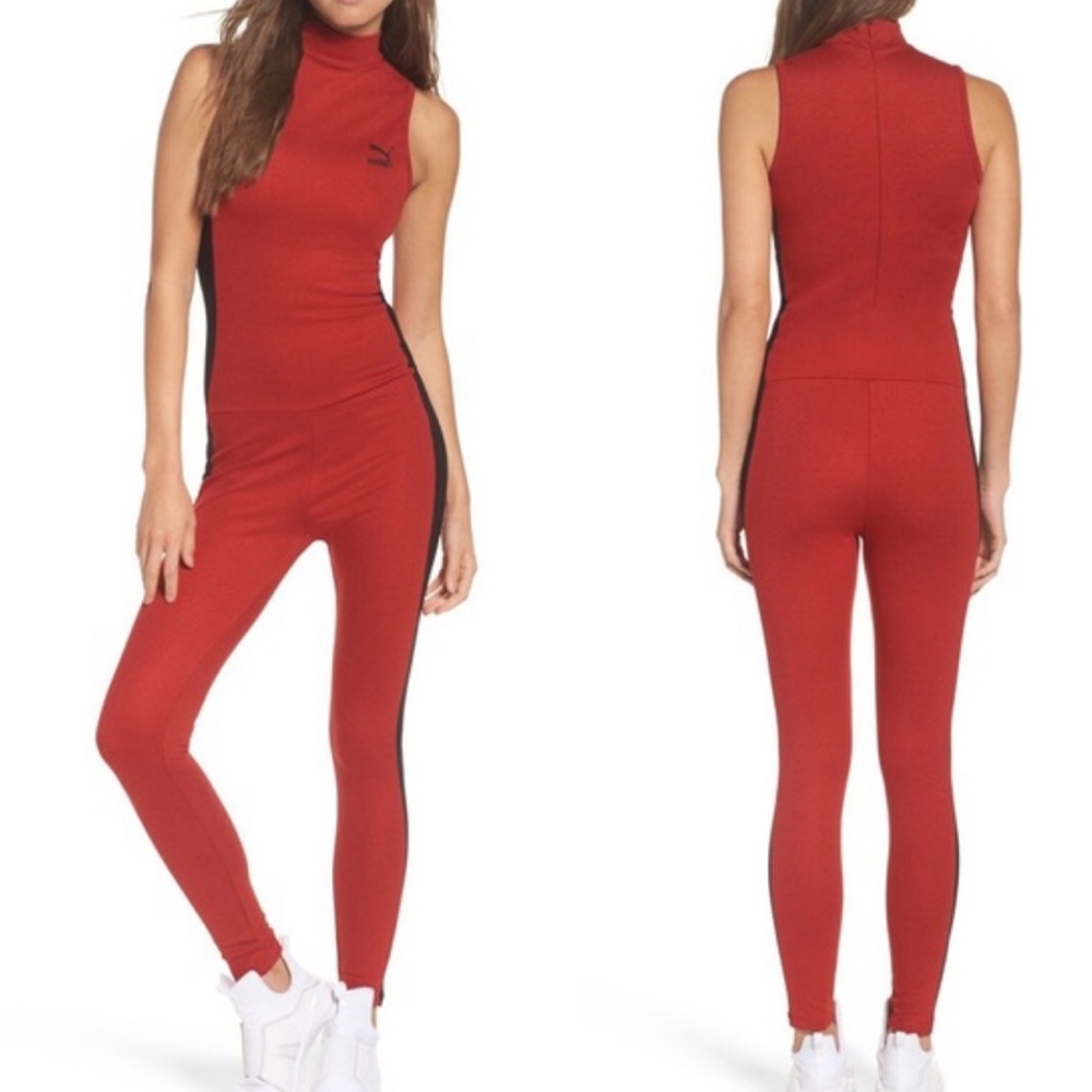 Puma Women's Jumpsuit Red / Black Size M